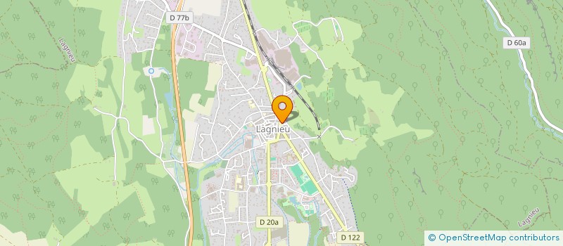 localisation de l'entreprise SARL HELMLINGER IMMOBILIER  LAGNIEU