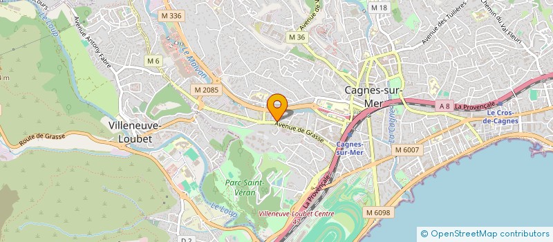 localisation de l'entreprise SARL HELSON à CAGNES-SUR-MER