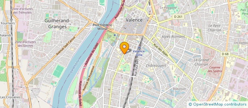 localisation de l'entreprise SARL HELVIRA à VALENCE
