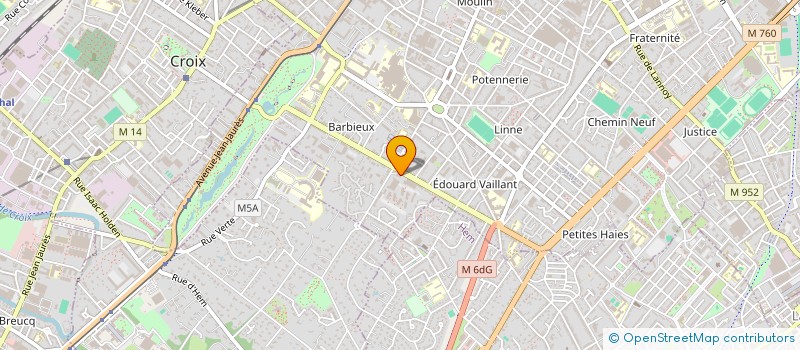 localisation de l'entreprise SARL HENA à ROUBAIX