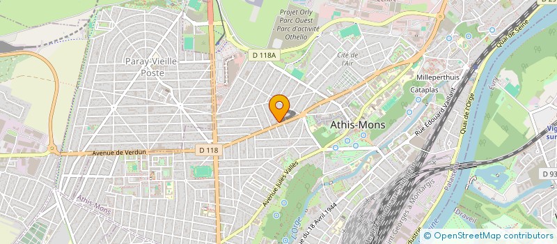 localisation de l'entreprise SARL HENA à ATHIS-MONS