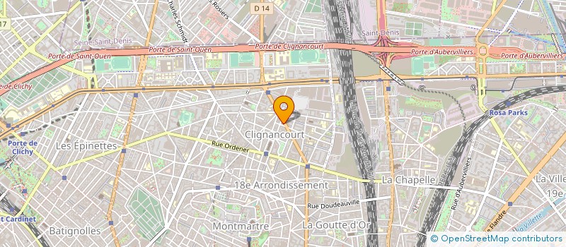 localisation de l'entreprise SARL HENA BAZAR  PARIS