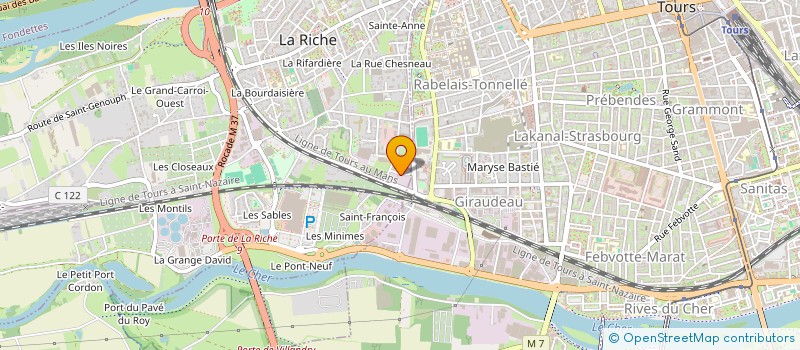 localisation de l'entreprise SARL HENAND  LA RICHE