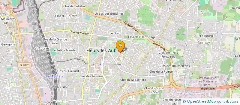 localisation de l'entreprise SARL HENRI à FLEURY-LES-AUBRAIS