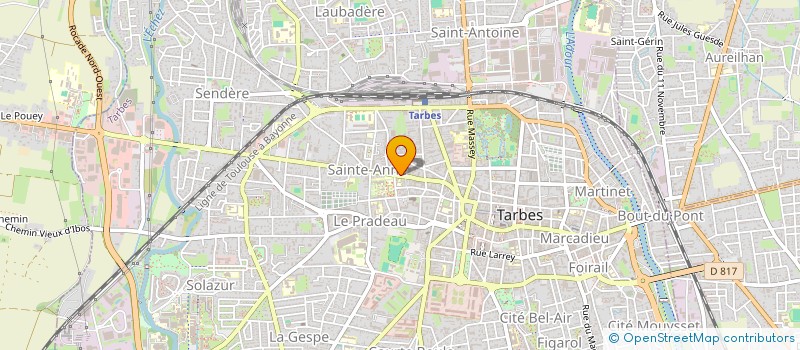 localisation de l'entreprise SARL HENRI ET FERNANDE à TARBES