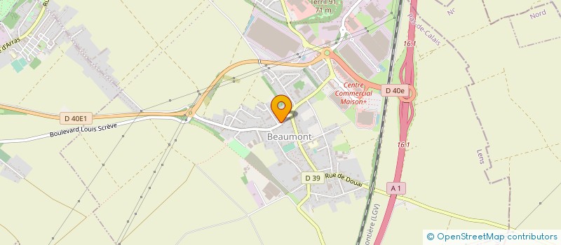 localisation de l'entreprise SARL HENRI HANNOY PERE ET FILS à HENIN-BEAUMONT