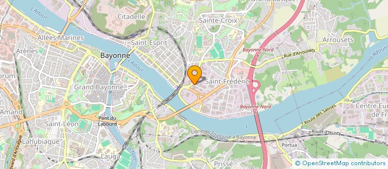 localisation de l'entreprise SARL HENRI PEANT à BAYONNE