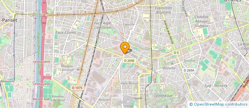 localisation de l'entreprise SARL HENRIETTE-ET GHISLAINE à GRENOBLE