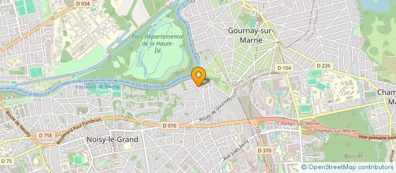 localisation de l'entreprise SARL HENRIQUES NUNES à NOISY-LE-GRAND