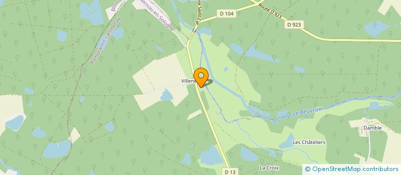 localisation de l'entreprise SARL HENRY MARIONNET  SOINGS-EN-SOLOGNE