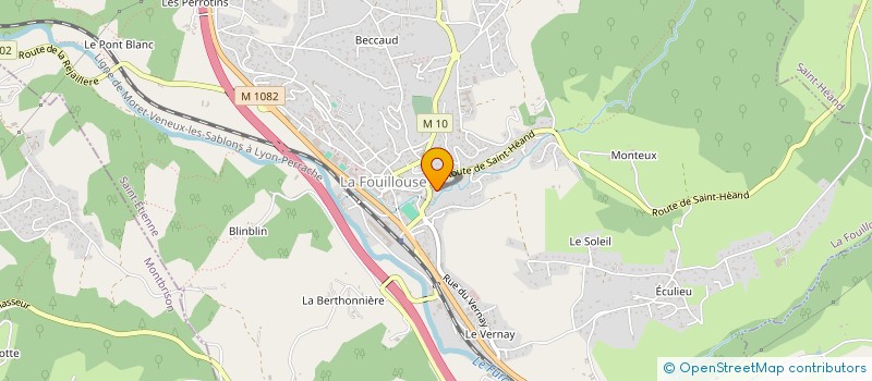 localisation de l'entreprise SARL HER  LA FOUILLOUSE