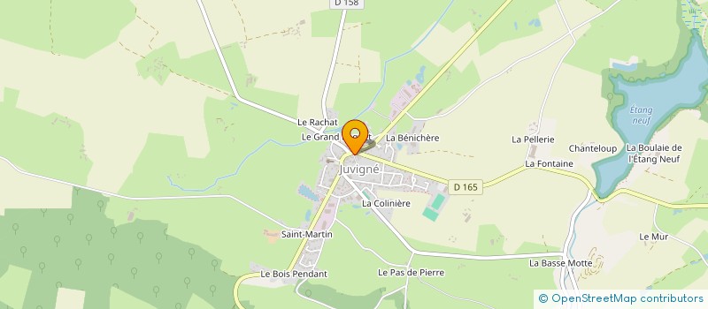 localisation de l'entreprise SARL HER LOC à JUVIGNE