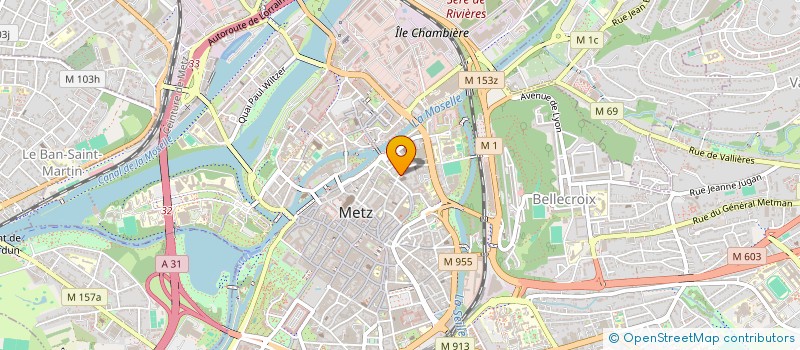 localisation de l'entreprise SARL HERA  METZ