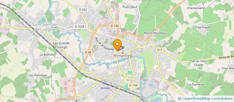 localisation de l'entreprise SARL HERBE & DETENTE à JONZAC