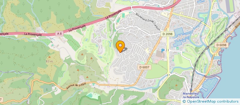 localisation de l'entreprise SARL HERBRIPAT à MANDELIEU-LA-NAPOULE