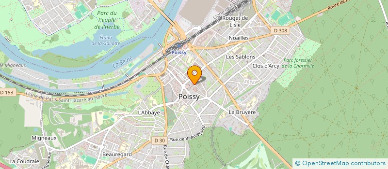 localisation de l'entreprise SARL HERCO  POISSY
