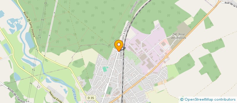 localisation de l'entreprise SARL HERCOFORM  SAINT-FLORENT-SUR-CHER