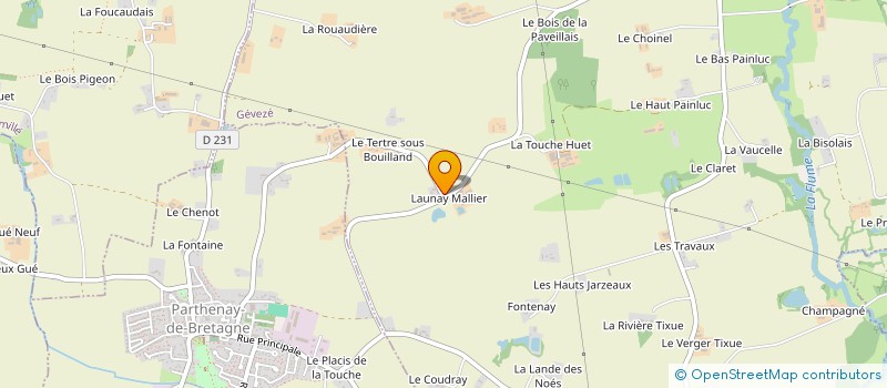 localisation de l'entreprise SARL HERFRAY ELEVAGE à GEVEZE