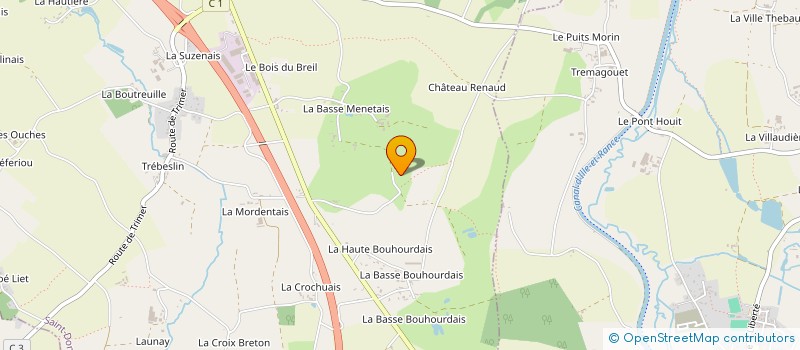 localisation de l'entreprise SARL HERISSET  SAINT-DOMINEUC