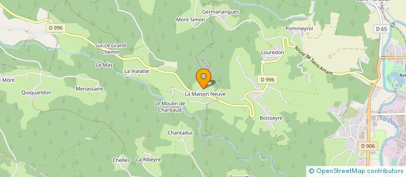 localisation de l'entreprise SARL HERITIER à AMBERT