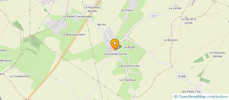 localisation de l'entreprise SARL HERLAND à ECORCEI