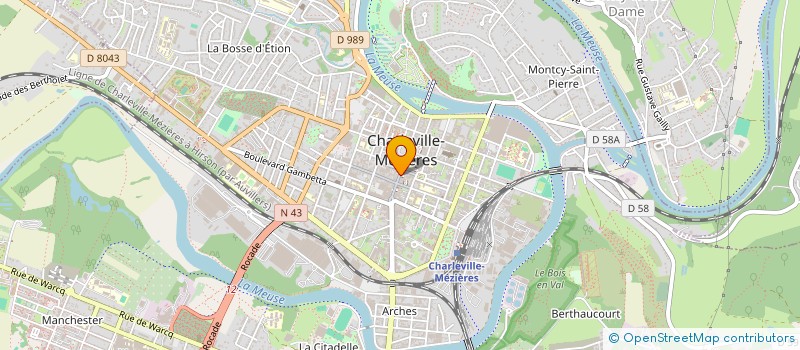 localisation de l'entreprise SARL HERM'S à CHARLEVILLE-MEZIERES
