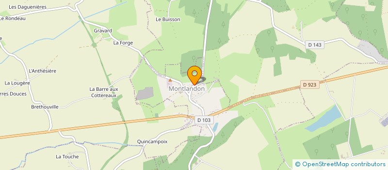 localisation de l'entreprise SARL HERMENAULT FRERES à MONTLANDON