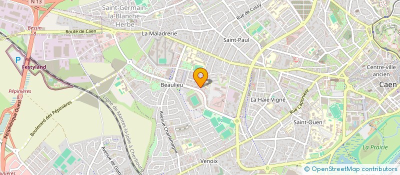 localisation de l'entreprise SARL HERMES RESTAURATION à CAEN
