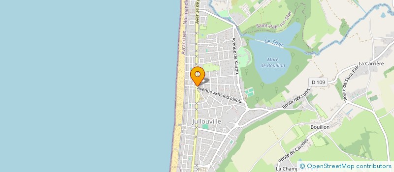 localisation de l'entreprise SARL HERMOUET TRAITEUR  BREVILLE-SUR-MER