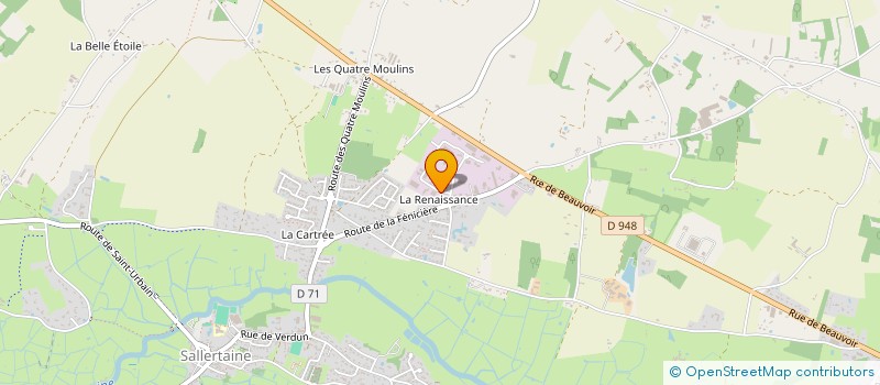 localisation de l'entreprise SARL HERNOSO à SALLERTAINE