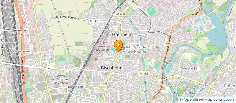 localisation de l'entreprise SARL HERRBRECHT JAEGER  BISCHHEIM