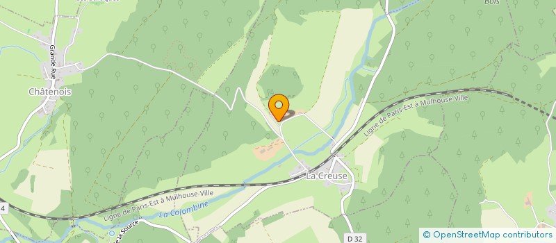 localisation de l'entreprise SARL HERVE CABASSET  LA CREUSE