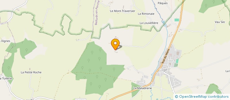 localisation de l'entreprise SARL HERVE CANIVET à IGE