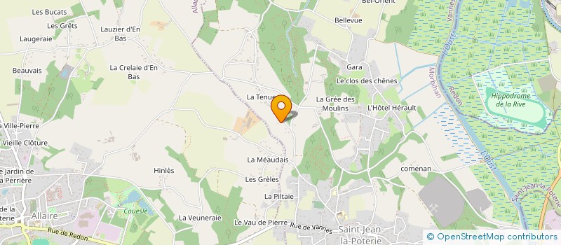 localisation de l'entreprise SARL HERVE ET CIE à SAINT-JEAN-LA-POTERIE