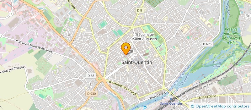 localisation de l'entreprise SARL HERVE HALLE à SAINT-QUENTIN