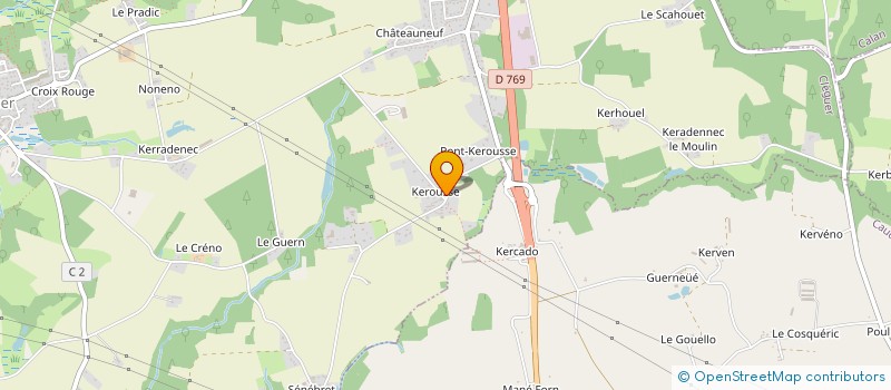 localisation de l'entreprise SARL HERVE INVESTISSEMENTS  CLEGUER