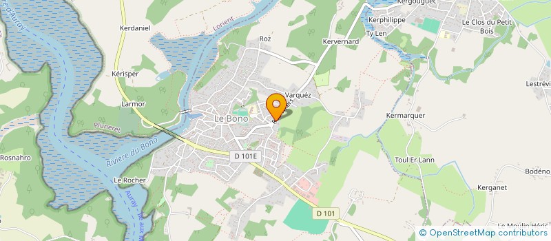 localisation de l'entreprise SARL HERVE PERE ET FILS à LE BONO