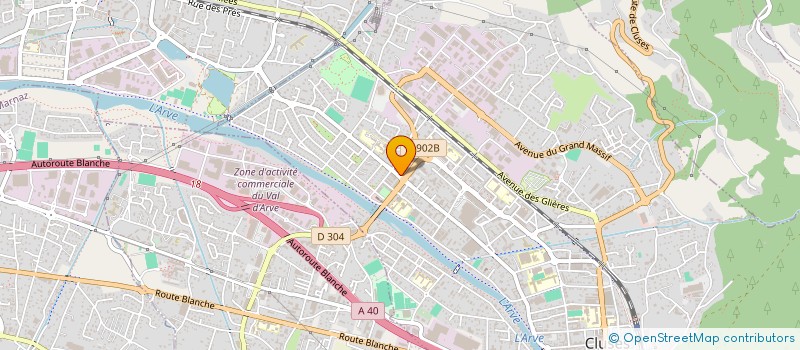 localisation de l'entreprise SARL HERWEL à CLUSES