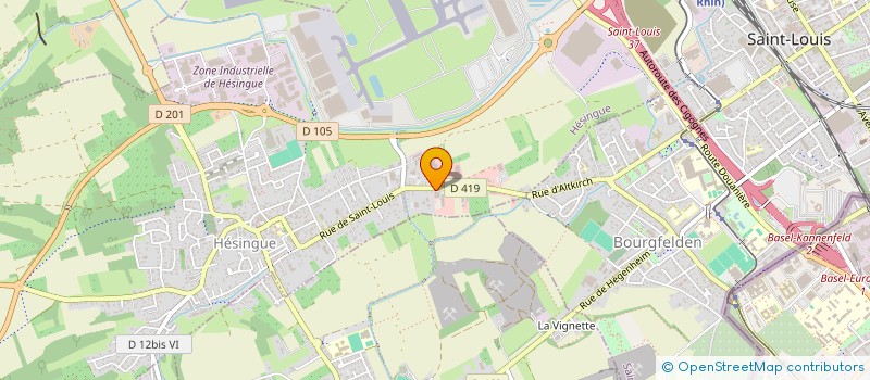 localisation de l'entreprise SARL HESINBIO à HESINGUE