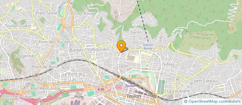 localisation de l'entreprise SARL HESTIA  TOULON