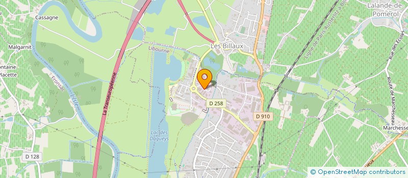 localisation de l'entreprise SARL HEURTEBISE ET FILS  LIBOURNE