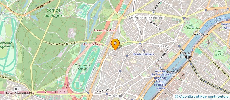 localisation de l'entreprise SARL HEXABAT à SEVRES