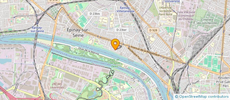 localisation de l'entreprise SARL HEXAGONE SERVICES à EPINAY-SUR-SEINE