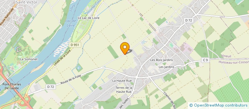 localisation de l'entreprise SARL HFR à VINEUIL