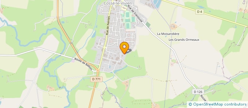 localisation de l'entreprise SARL HG TECH à COSSE-LE-VIVIEN