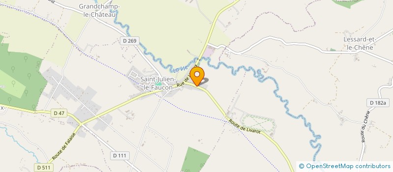 localisation de l'entreprise SARL HIEVILLE AUTO à SAINT-PIERRE-EN-AUGE