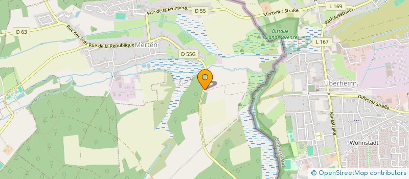 localisation de l'entreprise SARL HIGHLAND DU WARNDT  MERTEN