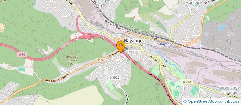 localisation de l'entreprise SARL HILT ET FILS à HAYANGE