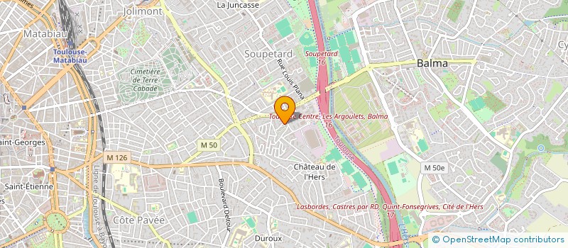 localisation de l'entreprise SARL HIMALAYA PEINTURES REVETEMENTS à TOULOUSE