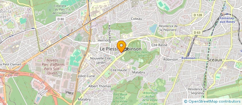 localisation de l'entreprise SARL HINDUSTAN  LE PLESSIS-ROBINSON